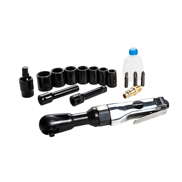 3/8" Drive Air Ratchet 16-Piece Kit